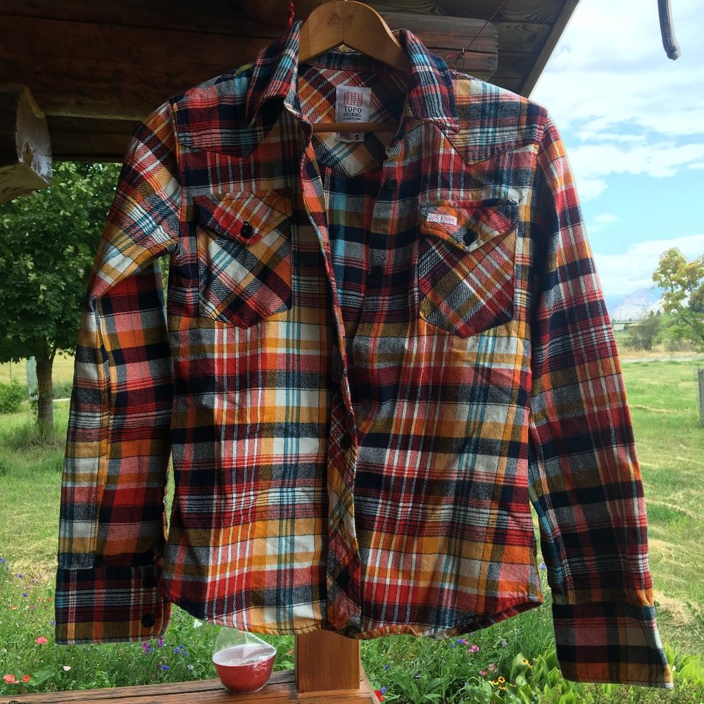 TOPO Designs Mountain Plaid Shirt